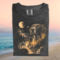 German Shorthaired Pointer Dog Celestial Moonlit Forest T Shirt - Limotees LLC