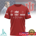 God Family Indiana Hoosiers Custom Name Bloomington Fan T Shirt - Limotees LLC