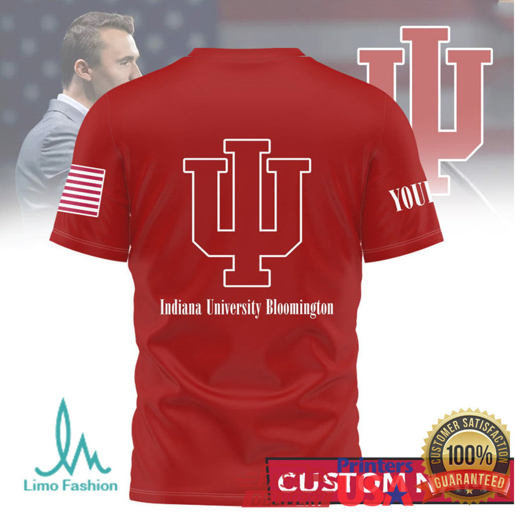 God Family Indiana Hoosiers Custom Name Bloomington Fan T Shirt - Limotees LLC