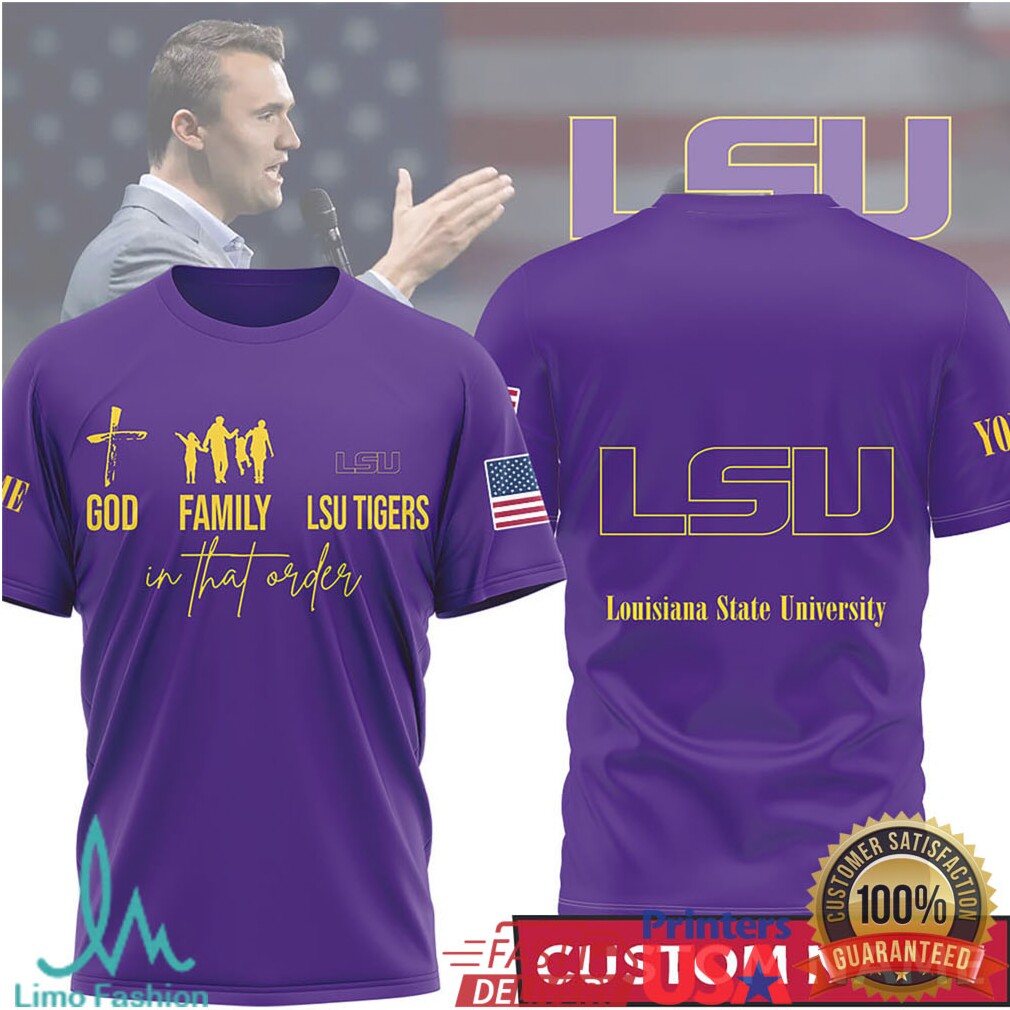 God Family LSU Tigers Custom Name Louisiana State University Tee - Limotees LLC