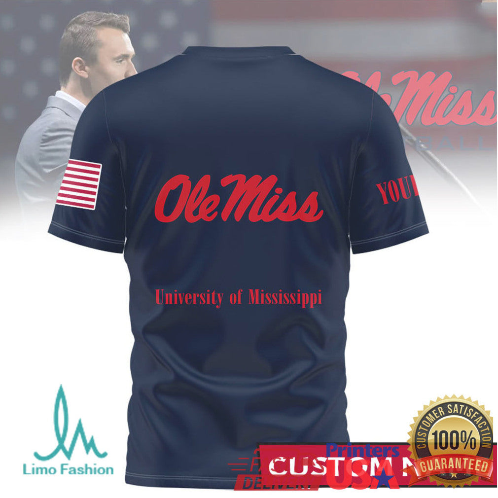 God Family Ole Miss Rebels Custom Name University of Mississippi Tee - Limotees LLC