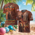 God Is My Father Veterans Are My Brothers Christian Soldier T Shirt - Limotees LLC