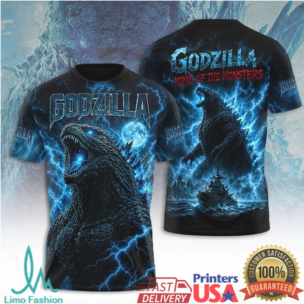 Godzilla King of the Monsters Atomic Breath Graphic T Shirt - Limotees LLC