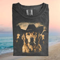 Golden Retriever Cowboy Hat Smoking Vintage Western T Shirt - Limotees LLC