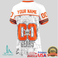 Denver Broncos Official NFL Luffy Gear 5 Special Edition Baseball Jersey Custom Name - Limotees LLC