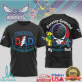 Grateful Charlotte Hornets Dad T Shirt Steal Your Face Basketball Father's Day T Shirt - Limotees LLC