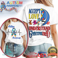 Grateful Dead Autism Awareness Accept Love Understand Tie Dye Shirt - Limotees LLC