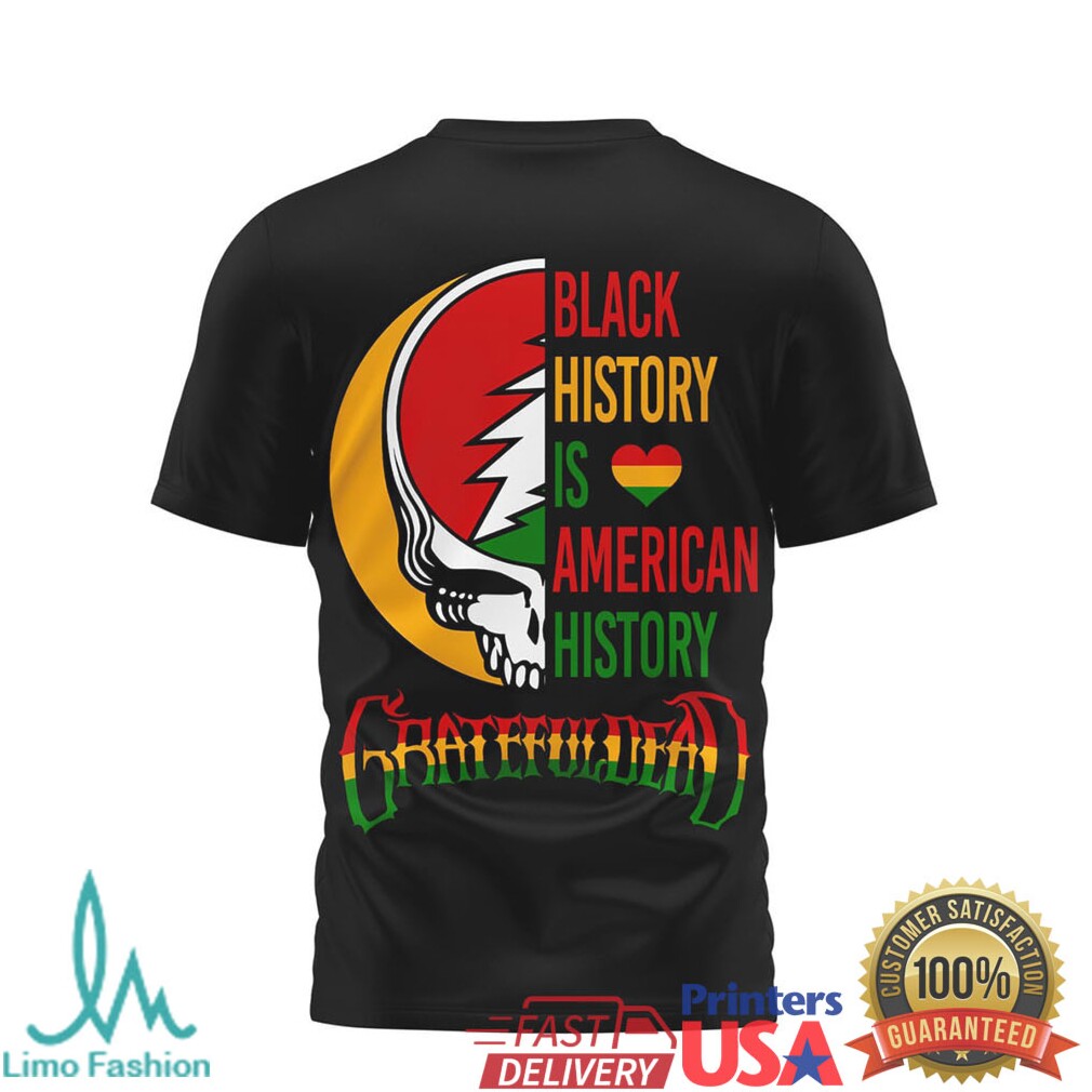 Grateful Dead Black History Month Jerry Garcia Excellence Tee - Limotees LLC