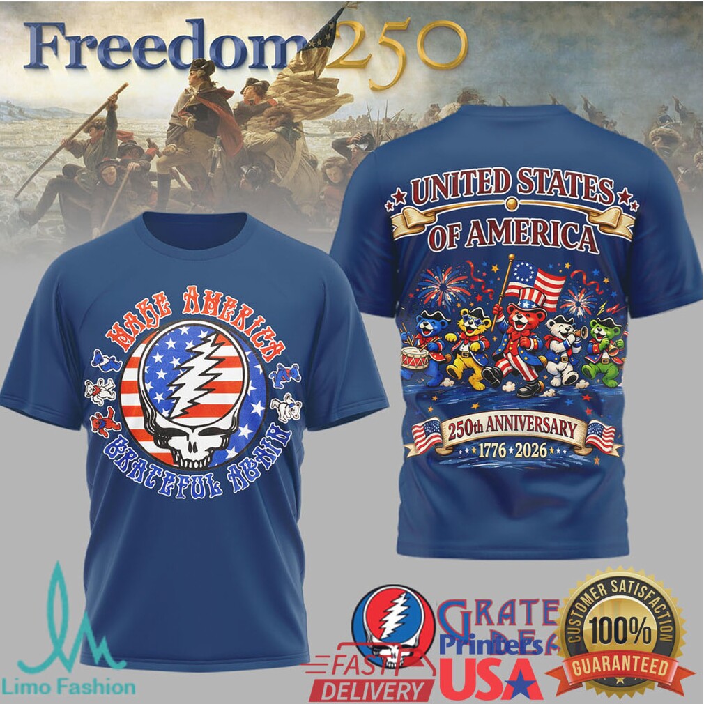 Grateful Dead Make America Grateful Again 250th Anniversary T Shirt - Limotees LLC