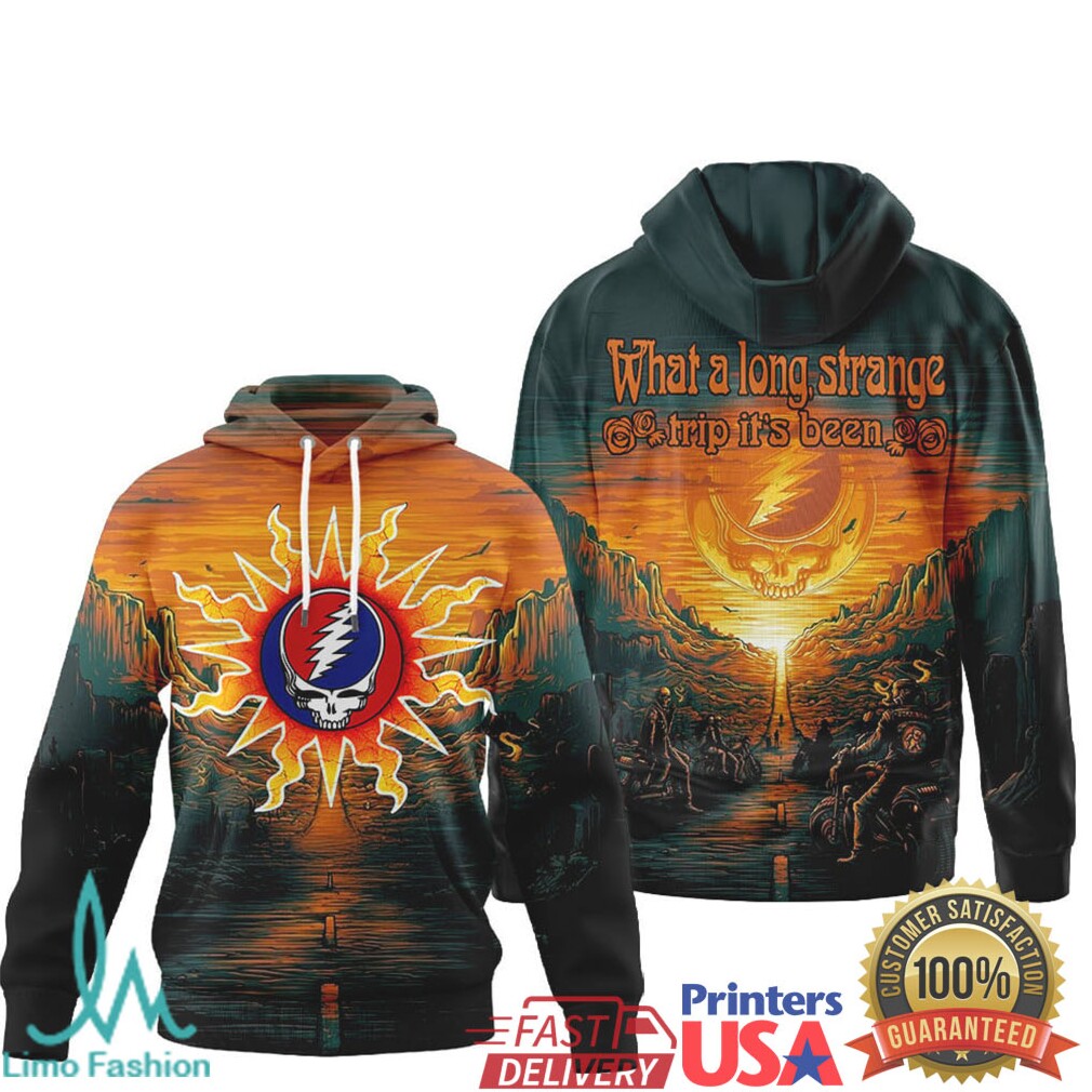 Grateful Dead What A Long Strange Trip It's Been Steal Your Face Hoodie - Limotees LLC