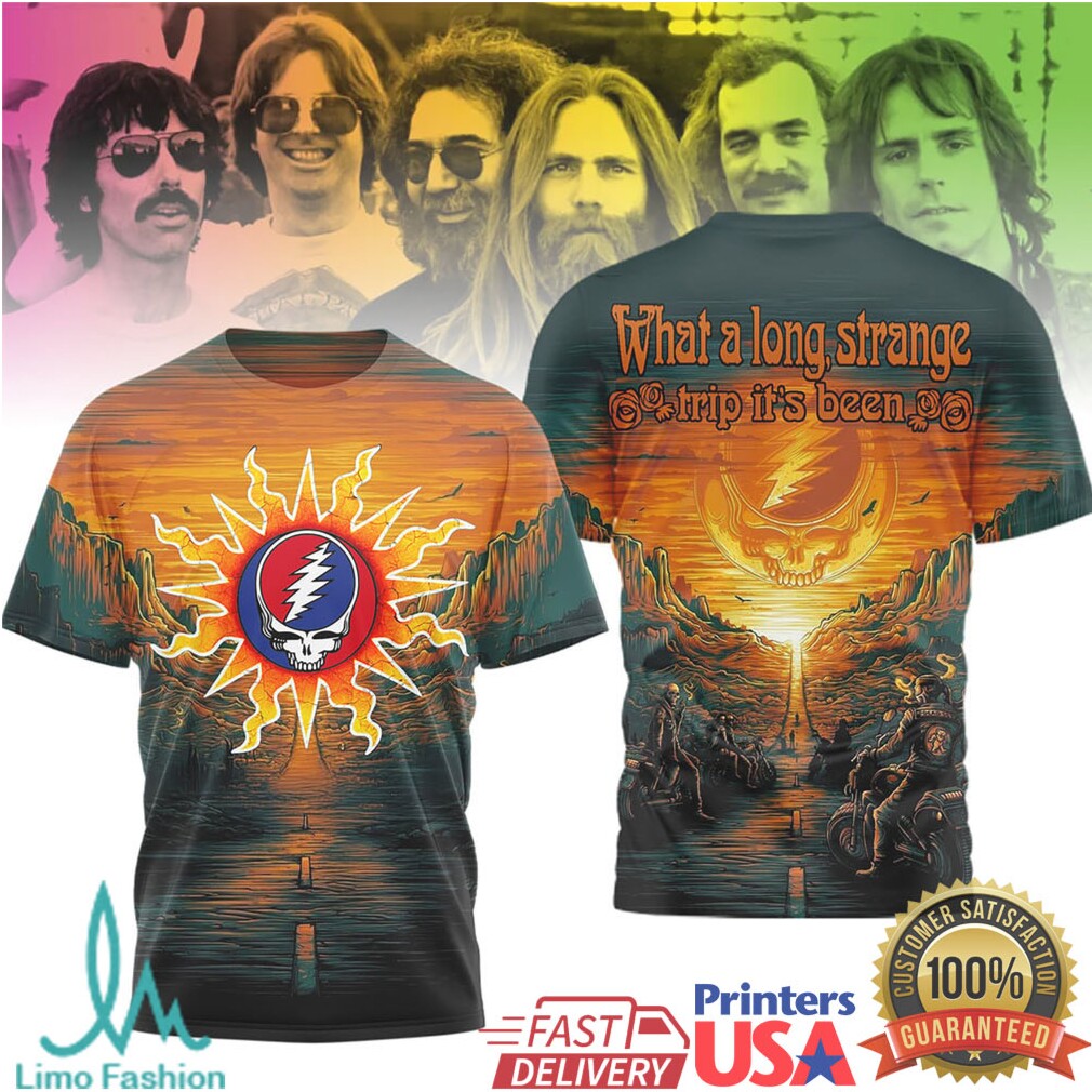 Grateful Dead What A Long Strange Trip It's Been Steal Your Face Hoodie - Limotees LLC