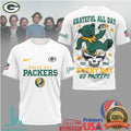 Grateful Dead X Green Bay Packers Dancing Bear Nfl T Shirt - Limotees LLC