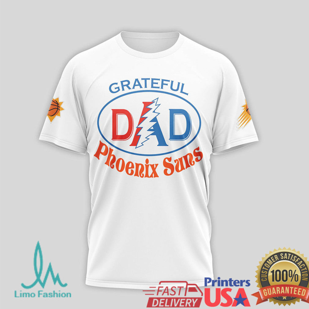 Grateful Phoenix Suns Dad T Shirt Suns Basketball Dad Gift Steal Your Face T Shirt - Limotees LLC
