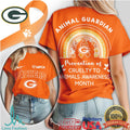 Green Bay Packers Animal Guardian Prevention of Cruelty to Animals Awareness T Shirt - Limotees LLC