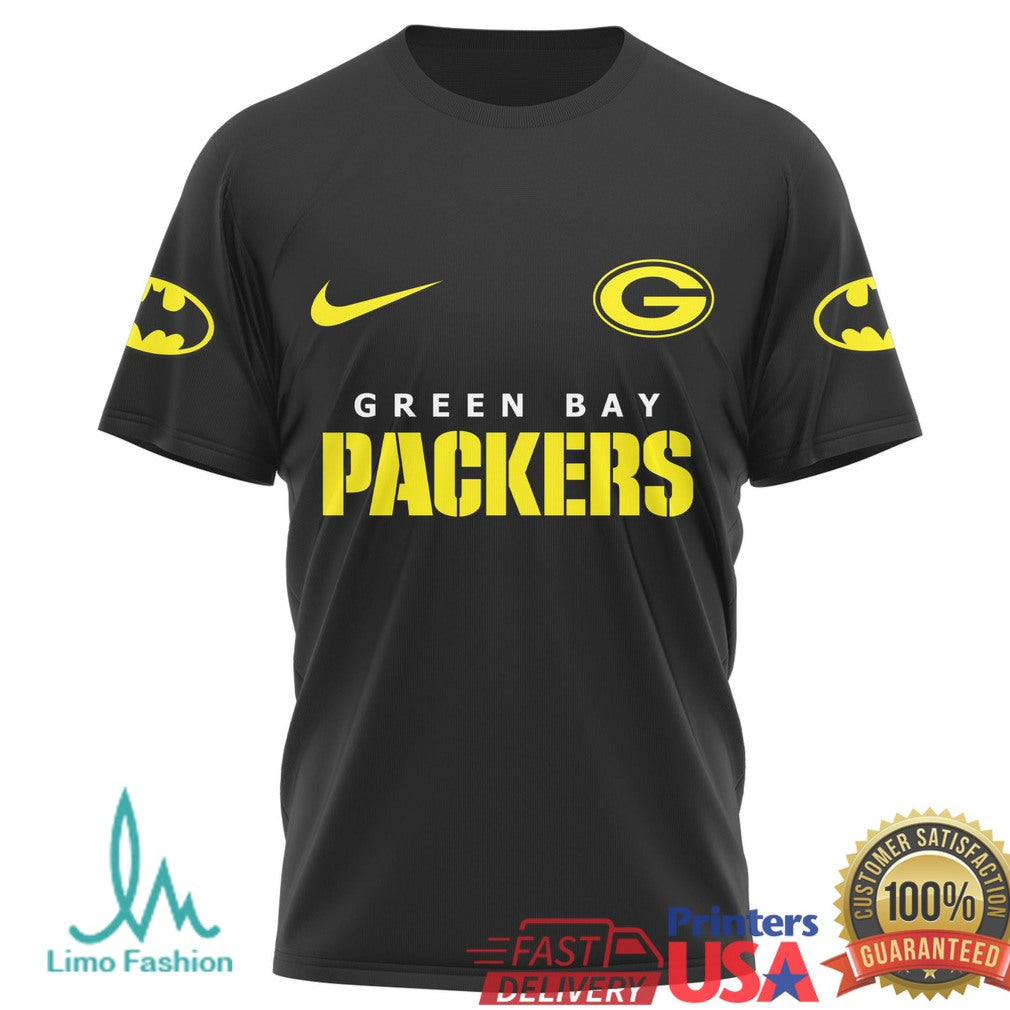 Green Bay Packers Batman I Am Batman NFL Football Super Hero T Shirt - Limotees LLC