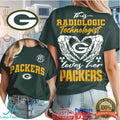 Green Bay Packers Football This Radiologic Technologist Loves Her Packers Women's Fan Medical Professional T Shirt - Limotees LLC