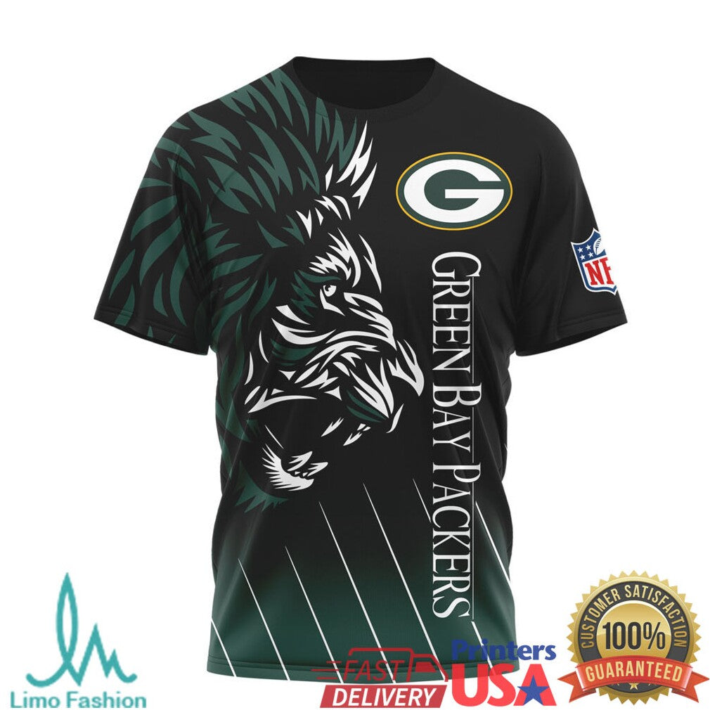 Green Bay Packers Hakuna Matata The King Go Pack Go Green 3D T Shirt - Limotees LLC