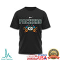 Green Bay Packers Hasta La Muerte Sugar Skull Day of the Dead T Shirt - Limotees LLC