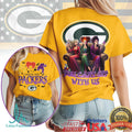 Green Bay Packers Hocus Pocus Halloween T Shirt Packers Witches T Shirt - Limotees LLC