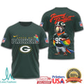 Green Bay Packers Jimmy Buffett Parrot Head Gameday T Shirt - Limotees LLC