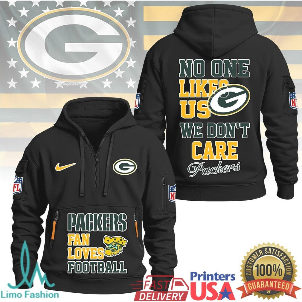 Green Bay Packers No One Likes Us We Don't Care Football Fan T Shirt - Limotees LLC