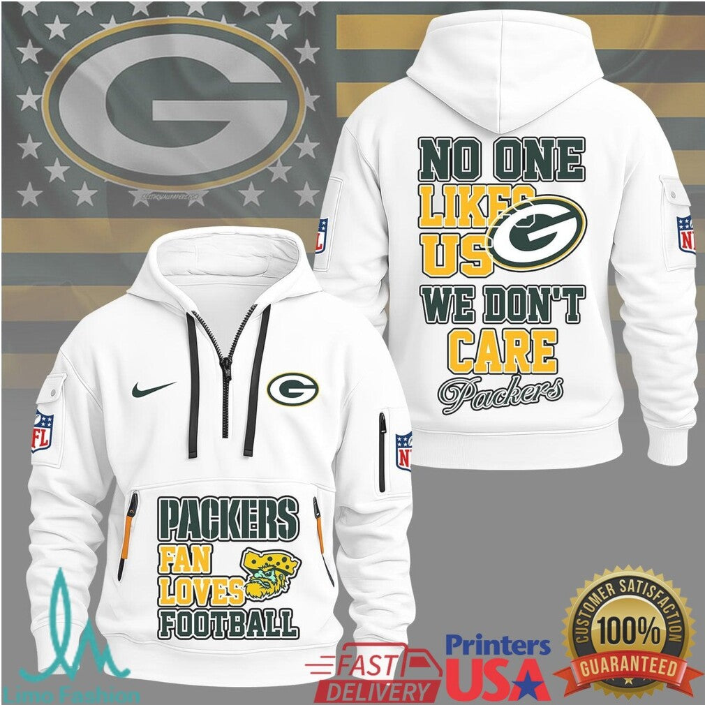 Green Bay Packers No One Likes Us We Don't Care Football Fan T Shirt - Limotees LLC