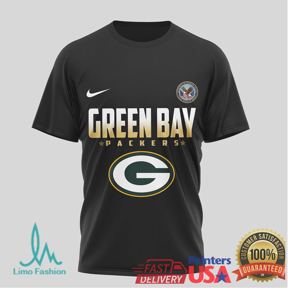 Green Bay Packers Official NFL Department Of Veterans Affairs 3D Shirt - Limotees LLC