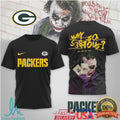 Green Bay Packers Official NFL Joker Why So Serious 3D Shirt - Limotees LLC