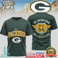Green Bay Packers Official NFL Route 66 3D Shirt - Limotees LLC