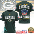 Green Bay Packers Official NFL Save The Animals Fan 3D Shirt - Limotees LLC