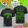 Green Bay Packers St. Patrick'S Day Shamrock Pride Flag Tshirt - Limotees LLC