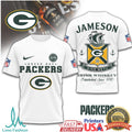 Green Bay Packers x Jameson Irish Whiskey Sine Metu Graphic T Shirt - Limotees LLC