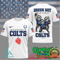 Green Day X Indianapolis Colts Football T Shirt - Limotees LLC