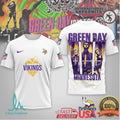 Green Day x Minnesota Vikings NFL Rock Merch T Shirt - Limotees LLC