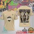 Green Day x New Orleans Saints Gold & Black Band Tee - Limotees LLC