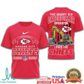 Grumpy Old Caterpillar Operator Loves Kansas City Chiefs NFL T Shirt - Limotees LLC