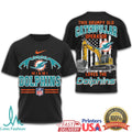 Grumpy Old Caterpillar Operator Loves Miami Dolphins Heavy Duty Tee - Limotees LLC
