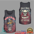 Guns N' Roses Welcome To The Jungle Skull & Roses Graphic T Shirt - Limotees LLC