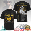 Hank Williams Jr. Live in Concert 2026 Tour Dates T Shirt - Limotees LLC