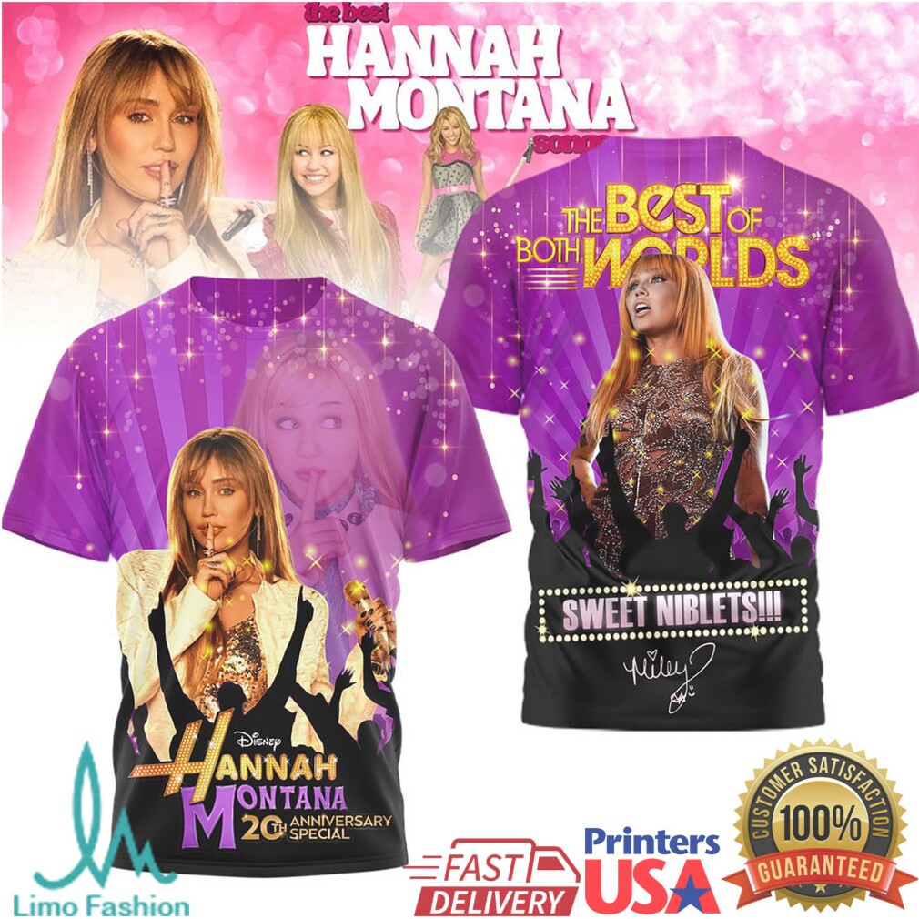Hannah Montana 20th Anniversary Special Best of Both Worlds All Over Print T Shirt - Limotees LLC