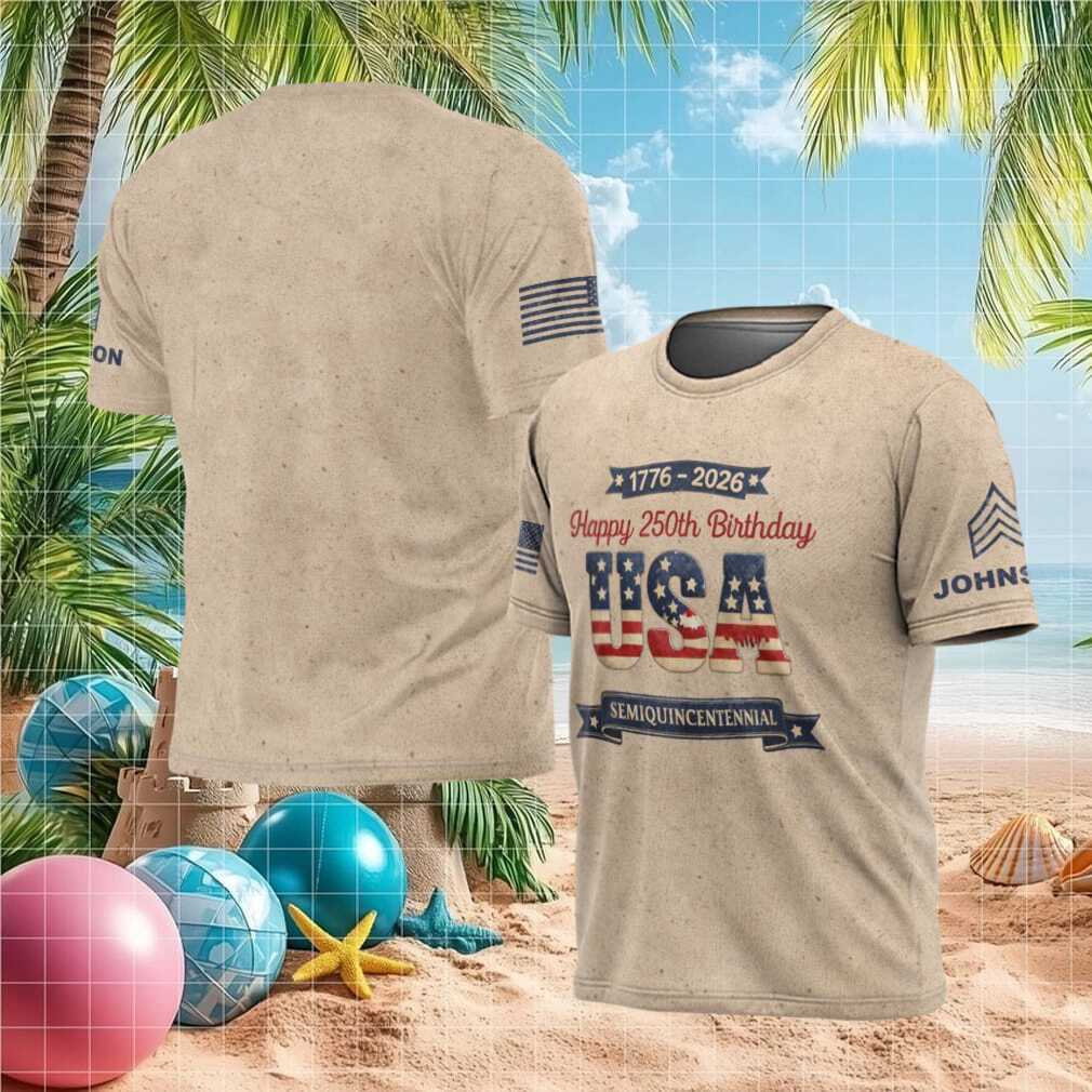 Happy 250th Birthday USA Semiquincentennial All Over Print Shirt - Limotees LLC