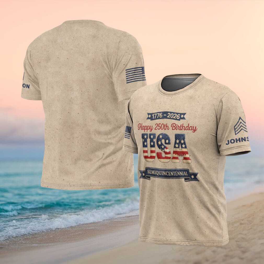 Happy 250th Birthday USA Semiquincentennial All Over Print Shirt - Limotees LLC