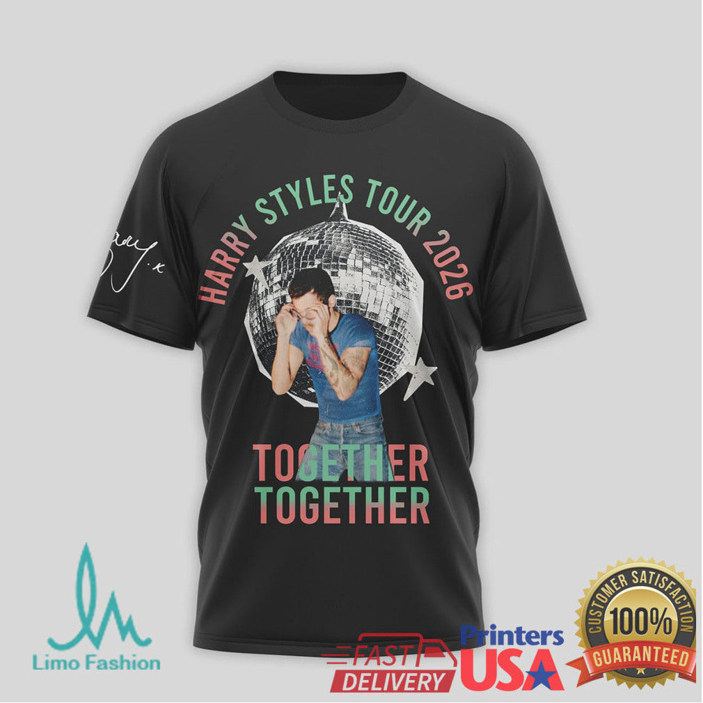 Harry Styles Tour 2026 “Together Together” Disco Ball Concert Merch T Shirt - Limotees LLC