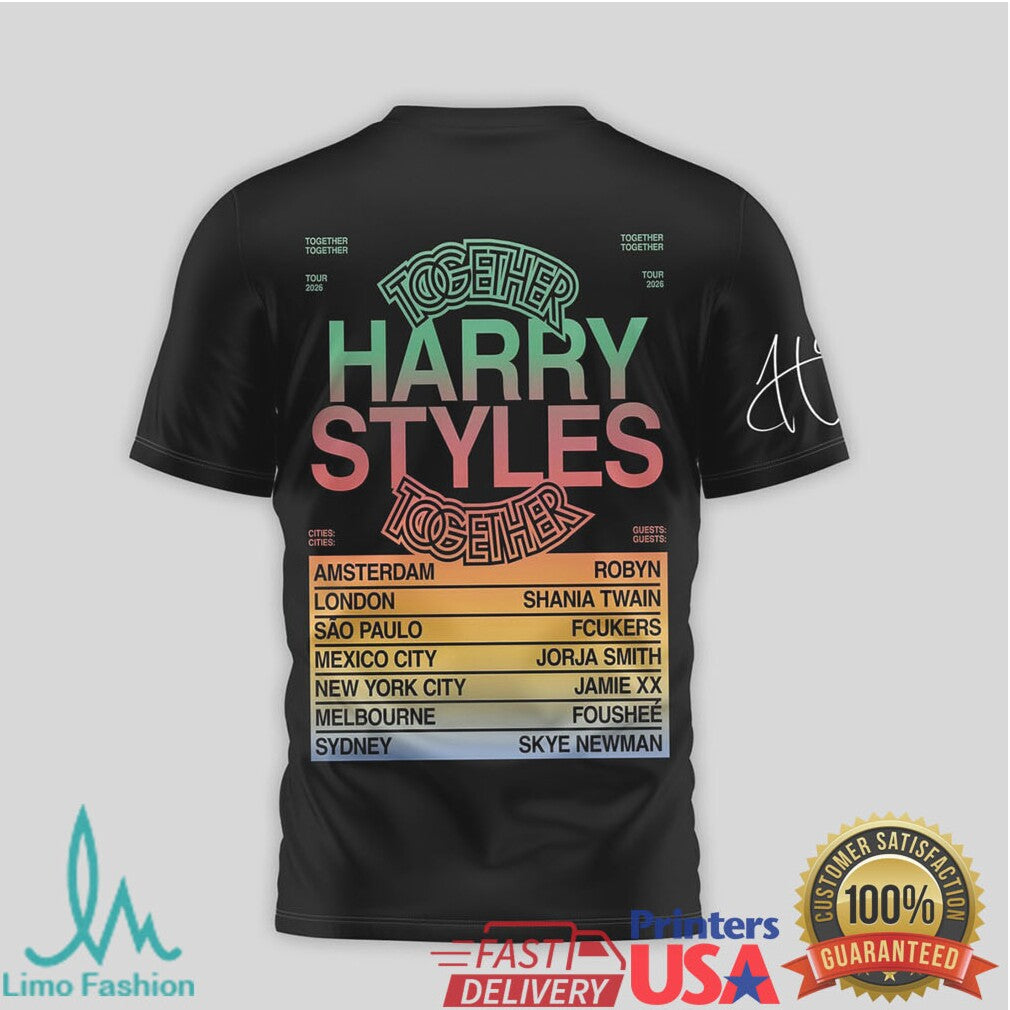 Harry Styles Tour 2026 “Together Together” Disco Ball Concert Merch T Shirt - Limotees LLC
