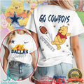Dallas Cowboys Official NFL Winnie The Pooh Go Shirt - Limotees LLC