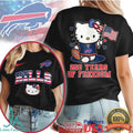 Hello Kitty Buffalo Bills T Shirt 250 Years of Freedom USA Flag Football T Shirt - Limotees LLC