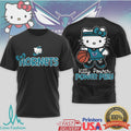 Hello Kitty Charlotte Hornets Basketball Power Play Graphic T Shirt - Limotees LLC
