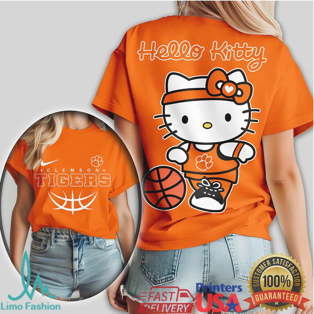 Hello Kitty Clemson Tigers Basketball Game Day T Shirt - Limotees LLC