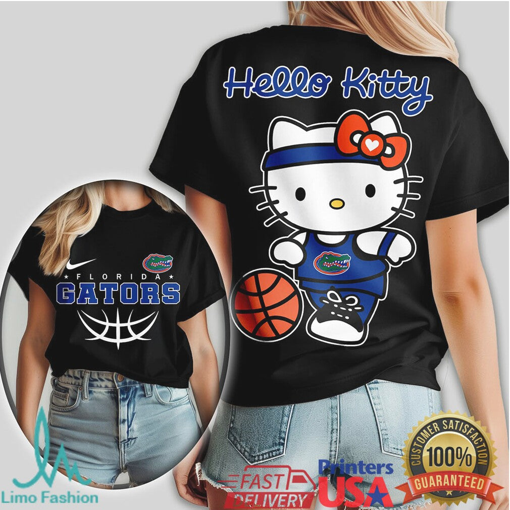 Hello Kitty Florida Gators Basketball Women's Graphic T Shirt - Limotees LLC