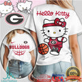 Hello Kitty Georgia Bulldogs Basketball Team Spirit T Shirt - Limotees LLC